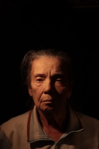 This image shows an example of Rembrandt lighting.